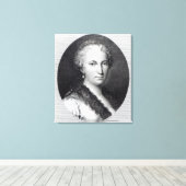 Maria Gaetana Agnesi Canvas Afdruk (Insitu (Houten vloer))