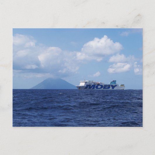 Maria Grazia on off Stromboli Briefkaart (Voorkant)