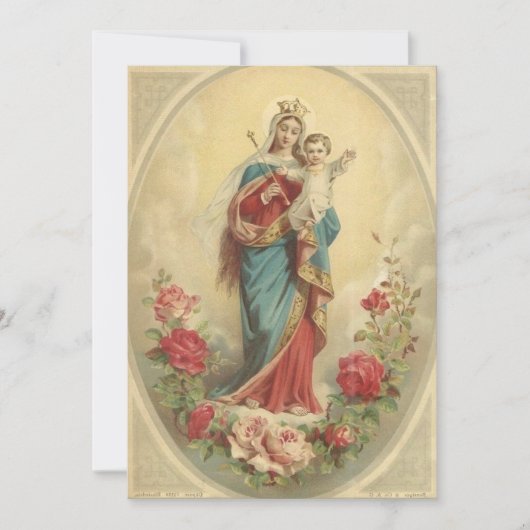Maria, Help of Christians  Kaart (Voorkant)