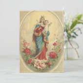 Maria, Help of Christians  Kaart (Staand voorkant)