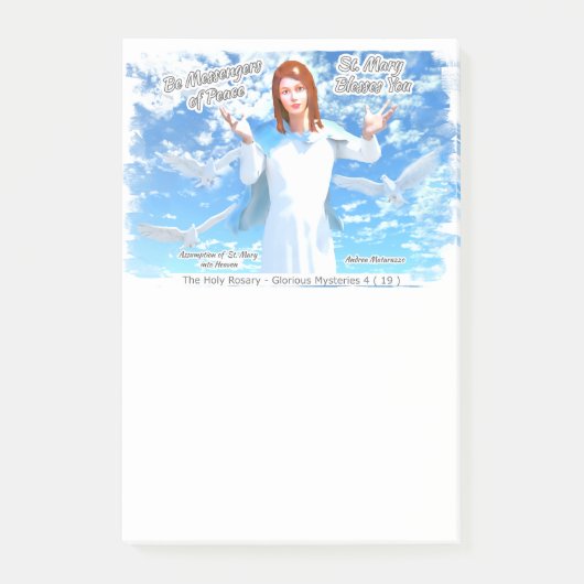 Maria-Hemelvaart naar de hemel 2 Post-it® Notes (Voorkant)