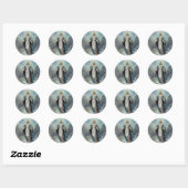 Maria-Hemelvaart Ronde Sticker (Vel)
