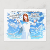 Maria in de hemel briefkaart (Voorkant)