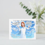 Maria in de hemel feestdagenkaart (Staand voorkant)