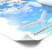 Maria in de hemel foto afdruk (Hoek)