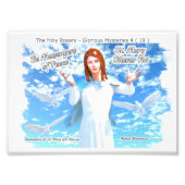 Maria in de hemel foto afdruk (Voorkant)