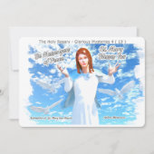 Maria in de hemel kaart (Voorkant)