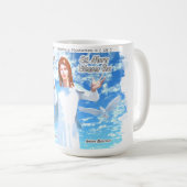 Maria in de hemel koffiemok (Voorkant rechts)