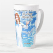 Maria in de hemel latte mok (Rechterhoek)