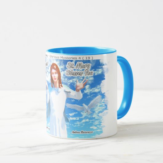 Maria in de hemel mok (Voorkant rechts)