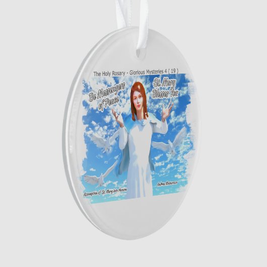 Maria in de hemel ornament (voorkant)