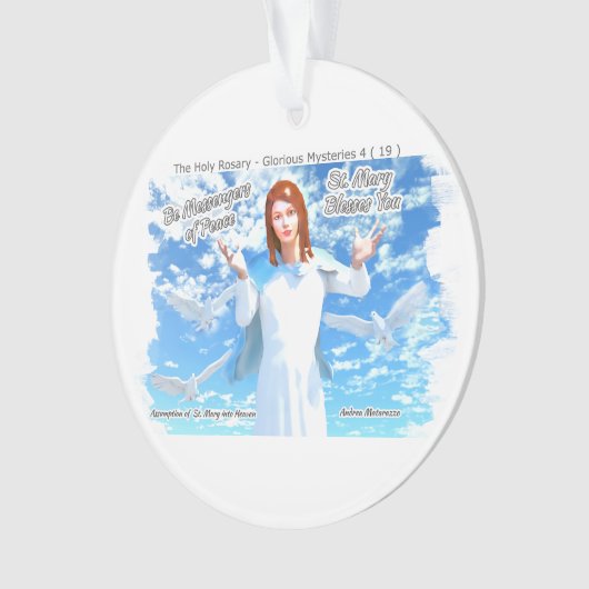 Maria in de hemel ornament (voorkant)