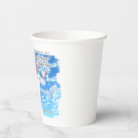 Maria in de hemel papieren bekers (Links)