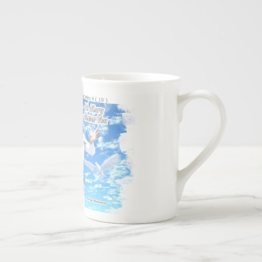 Maria in de hemel porselein kop (Rechts)