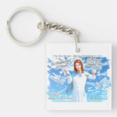 Maria in de hemel sleutelhanger (Voorkant)
