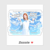 Maria in de hemel sticker (Vel)