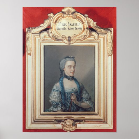 Maria Isabella van Parma Poster (Voorkant)
