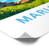 Maria Island Australië Reisprint Poster (Hoek)