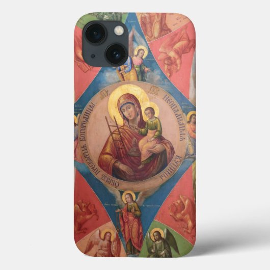 Maria, Jezus en engelen Case-Mate iPhone Case (Achterkant)