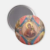 Maria, Jezus en engelen Magneet (Voorkant / Achterkant)