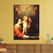 Maria, Jezus en Jozef Canvas Afdruk (Insitu (Woonkamer))