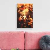 Maria, Jezus, & Jozef 2 Canvas Afdruk (Insitu (Woonkamer))