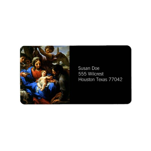Maria, Jezus, & Jozef Label (Voorkant)