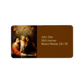 Maria, Jezus, & Jozef Label (Voorkant)