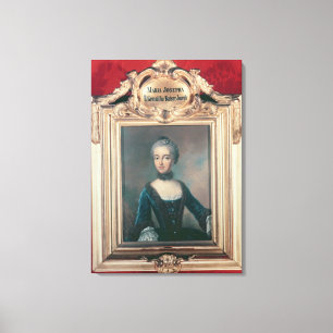 Maria Josepha van Bavaria tweede echtgenote van Jo Canvas Afdruk
