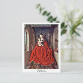 Maria Lactans van Jan Van Eyck Briefkaart (Staand voorkant)