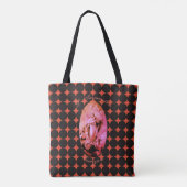 Maria – Madonna Mary muster dots retro gepunktet Tote Bag (Achterkant)