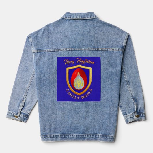 Maria Magdalena Apostel der Apostelen 07/22 Denim Jacket (Achterkant)