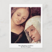 Maria Magdalena en Maria door Pietro Perugino Briefkaart (Voorkant)