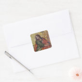 Maria Magdalena Orthodox Christelijk Byzantijns ic Vierkante Sticker (Envelop)