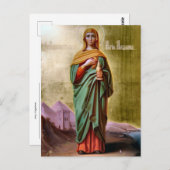 Maria Magdalena orthodox Christelijk icoon Briefkaart (Voorkant / Achterkant)