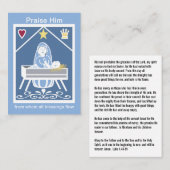 Maria Magnificat Gebed Kaart Visitekaartje (Voorkant / Achterkant)