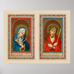 Maria, Mater Dolorosa & Jezus, Ecce Homo Poster