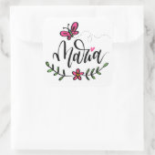 Maria, met de hand geschreven vierkante sticker (Tas)