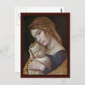Maria met het slapende kind van Andrea Mantegna Briefkaart (Voorkant / Achterkant)