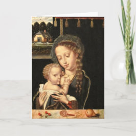 Maria met kind bij borstvoeding kaart