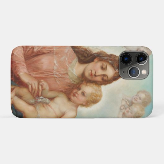 Maria met kind Case-Mate iPhone case (Achterkant (horizontaal))