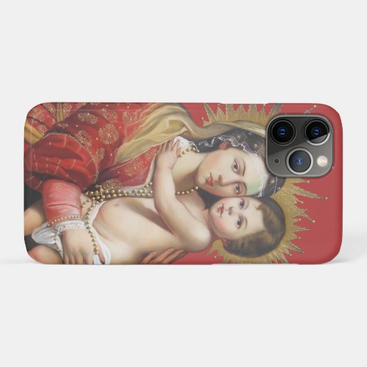 Maria met kind Case-Mate iPhone case (Achterkant (horizontaal))