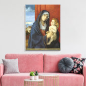 Maria met kind door Giovanni Bellini Canvas Afdruk (Insitu (Woonkamer))