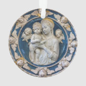 Maria met kind en cherubijnen van Della Robbia Ornament (achterkant)