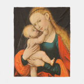 Maria met kind fleece deken (Voorkant)