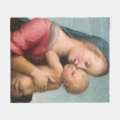 Maria met kind fleece deken (Voorkant (Horizontaal))
