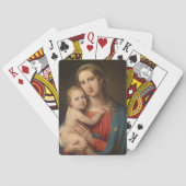 Maria met kind pokerkaarten (Achterkant)