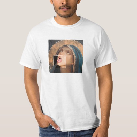 Maria met mes t-shirt (Voorkant)