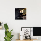 Maria Mitchell Bekende "Natuur/God" Quote Poster (Thuiskantoor)