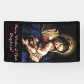 Maria, Moeder van God Spandoek (Horizontaal)